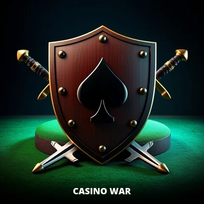 Casino War live game on the 99exch casino floor