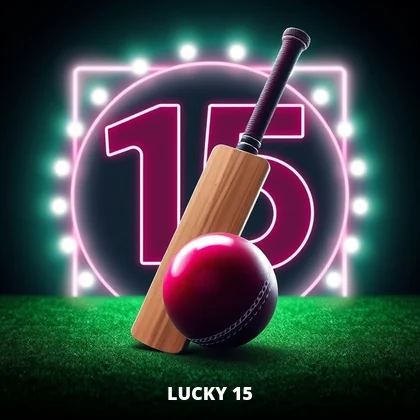 Lucky 15 live game on the 99exch casino floor