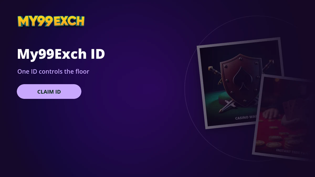My99Exch id panel banner with teen patti and beach roulette tiles
